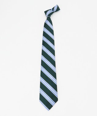 J.PRESS MEN 【STRUCTURE MIX COLLECTION】レジメンタル ネクタイ ダークグリーン系2