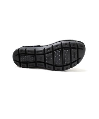 Pointer 本革 超軽量2WAY ツーバンドサンダル ブラック