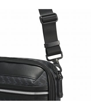 ZERO HALLIBURTON  ZH-モノグラム ショルダーバッグ 8L 670g 81522 ブラック