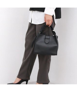 UNBILLION カシュカシュ cachecache / ベルトフラップメッシュハンドル2wayトート