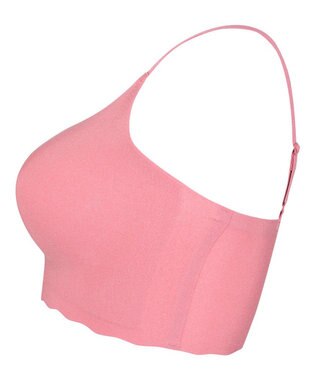 WACOAL 【GOCOCi ゴコチ】 ノンワイヤー ハーフトップ 伸びのよい素材を使用 ムレにくく快適 フラット仕上げ ホックなし ブラトップ レディース CGG220 /ワコール ロマンピンク