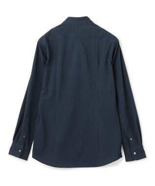 JOSEPH HOMME コンフォートクリアギンガム　ウイングカラーシャツ ネイビー系