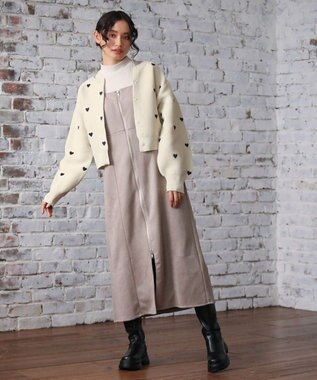 Green Parks ・ＥＬＥＮＣＡＲＥ　ＤＵＥ　スエードポンチジャンスカ Light Gray