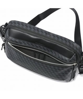 ZERO HALLIBURTON  ZH-モノグラム ショルダーバッグ 8L 670g 81522 ブラック