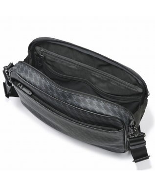 ZERO HALLIBURTON  ZH-モノグラム ショルダーバッグ 8L 670g 81522 ブラック