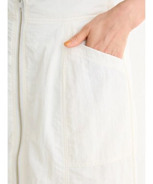 Green Parks ・ＥＬＥＮＣＡＲＥ　ＤＵＥ　Ｗ－ＺＩＰ　マーメイドスカート Off White