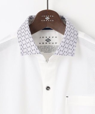 JOSEPH ABBOUD 【愛されて20年！オーガニックコットン使用】ダディ ポロシャツ ホワイト系