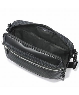 ZERO HALLIBURTON  ZH-モノグラム ショルダーバッグ 8L 670g 81522 ブラック