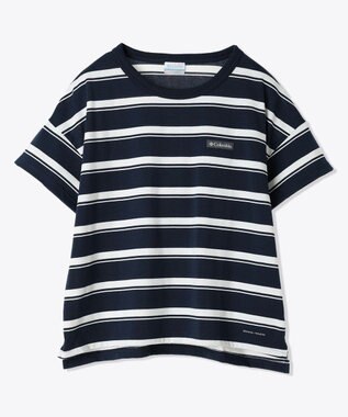 Columbia Columbia/ ウィメンズクラウドアベニューショートスリーブTシャツ /コロンビア Collegiate Navy Border
