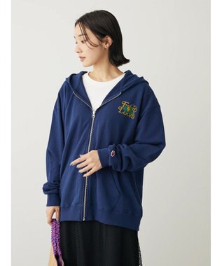 Green Parks ■ＦＲＵＩＴ　ＯＦ　ＴＨＥ　ＬＯＯＭ　ロゴパーカー Navy