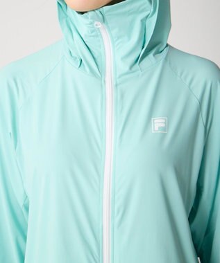 FILA GOLF／marie claire 【FILA GOLF】スーパーナイロンクール｜超接触冷感UVパーカー ライトブルー
