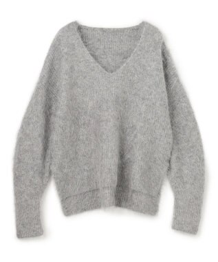 uncrave アルパカニット Vネックトップス