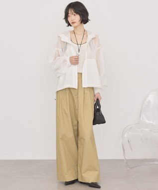 AMERICAN HOLIC シアーリップストップブルゾン Off White