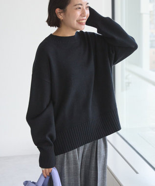 AMERICAN HOLIC バイパチモックネックニットプルオーバー