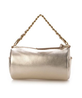 UNBILLION ペルケ perche / カラーチェーン筒形2wayショルダー ゴールド