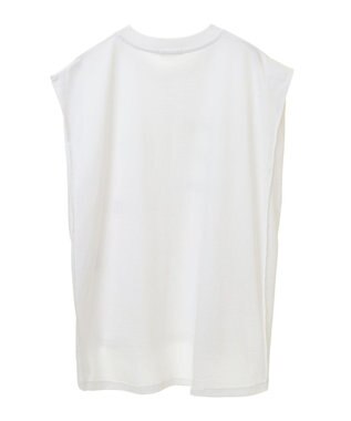 CRAFT STANDARD BOUTIQUE リメイクロゴノースリーブTee Off White