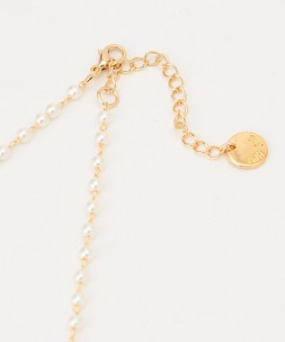 ANY SIS ロンデルパール調2連 ネックレス ライトゴールド