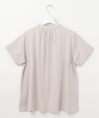 J.PRESS LADIES エンブロイダリージャージー カットソー ライトグレー系