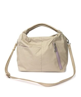 Regalo Felice 【驚くほど軽くて水にも強い！】2wayショルダー / REGALO BEP(ベージュ×パープル)