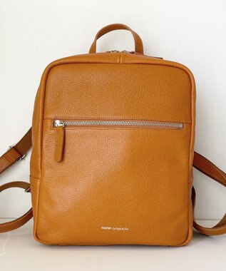 Hekhèr Le Style de Vie 【日本製 / A4サイズ対応】シュリンクレザー　リュックサック キャメル