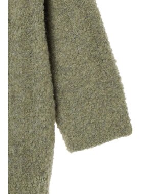 earth music&ecology ブークレハーフジップミニワンピース Khaki