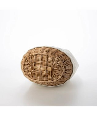 UNBILLION perche 牛革×ヤナギ底2wayトートバッグ アイボリー