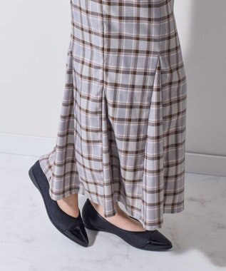 Bridget Birkin 【Bridget Birkin Walk】一文字切替えポインテッドウォーキングパンプス ブラックコンビ