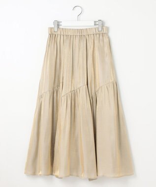 Feroux 【ONWARD CROSSET MAG掲載・セットアイテム】バックギャザーシャイニーセット ワンピース アイボリー系