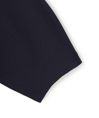 UNFILO L BEAUTY FORM KNIT パールボタン カーディガン ネイビー