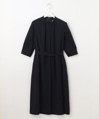 J.PRESS LADIES S 【洗える】RENU ソフトタイプライター ワンピース ネイビー系