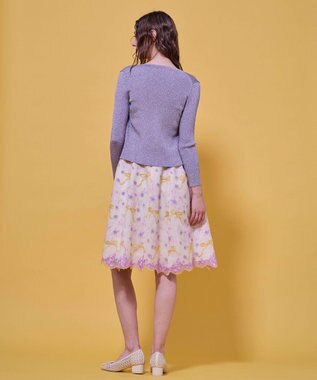 TOCCA SPARKLE TOUCH KNIT カーディガン [新色]ライラック系