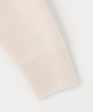 自由区 L 【洗える】ウールカシミヤブレンドハイネック ニット シャンパンベージュ