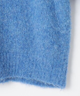 Feroux 【洗える】ブークレー ラグランニット ブルー系