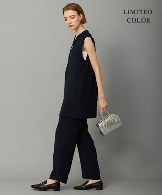 ICB L 【WEB限定カラーあり・洗える】 ライトダブルクロス べスト ネイビー系［WEB限定］