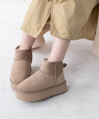 Bridget Birkin 【Bridget Birkin】スエード調ムートンブーツ