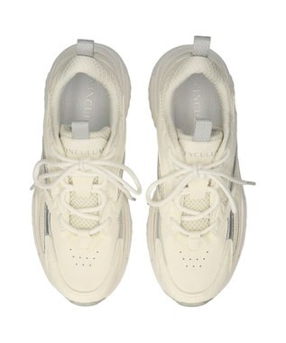 Bridget Birkin 【VINCULUM】メタリックコンビスニーカー ホワイト