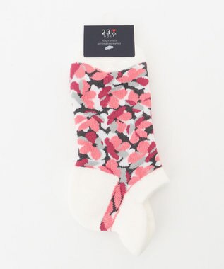  【WOMEN】【抗菌防臭】チェリーブロッサム アンクルソックス