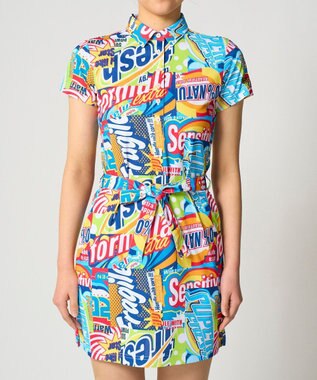 FILA GOLF／marie claire 【Loudmouth】柄ワンピース Bubbles