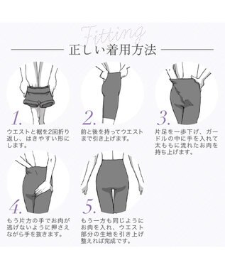 BRADELIS New York 【BRADELIS NewYork peace】綿混ストレッチハイブリッドガードル25 クロッチ付きで1枚履き可能な補整ガードル 消臭機能付き ブラデリス グレージュ