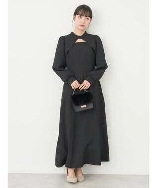 earth music&ecology ＳＥＴ２点ジャガードボレロ＋ワンピース