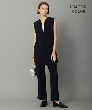 ICB 【WEB限定カラーあり・洗える】 ライトダブルクロス べスト ネイビー系［WEB限定］