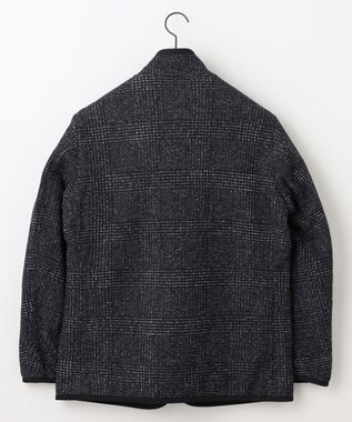 JOSEPH ABBOUD 【キング・洗える/リバーシブル/まるでニット】ツィーディーフリース ジャケット ネイビー系