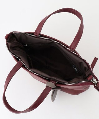 Y'SACCS イザック　イタリアンシープマルチウェイトートバッグ ワイン