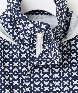 23区GOLF 【WOMEN】モノグラム ポケッタブルレインブルゾン ネイビー系5