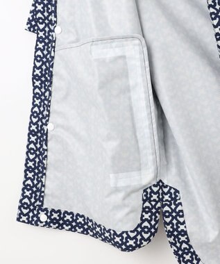 23区GOLF 【WOMEN】モノグラム ポケッタブルレインブルゾン ネイビー系5