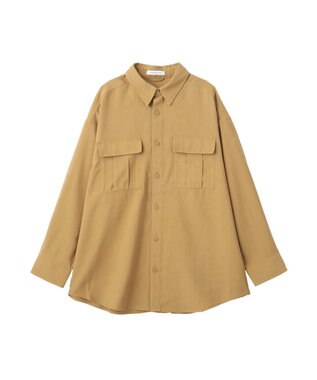 AMERICAN HOLIC ミリタリーシャツ Beige