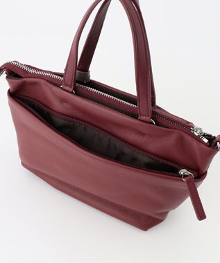 Y'SACCS イザック　イタリアンシープマルチウェイトートバッグ ワイン