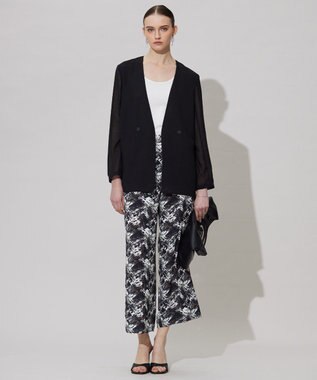 ICB 【一部カラーのみ接触冷感・洗える】UnleashLite ノーカラージャケット ブラックメッシュ系