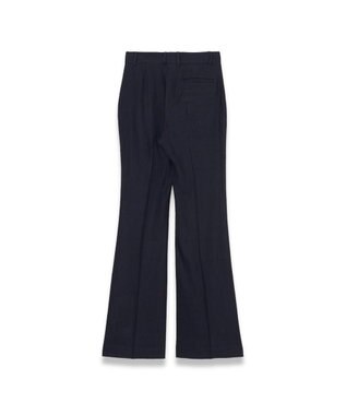 JOSEPH ストレッチリネン　フレアトラウザーズ Navy