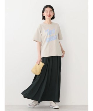 AMERICAN HOLIC サラックールギャザースカート Charcoal Gray